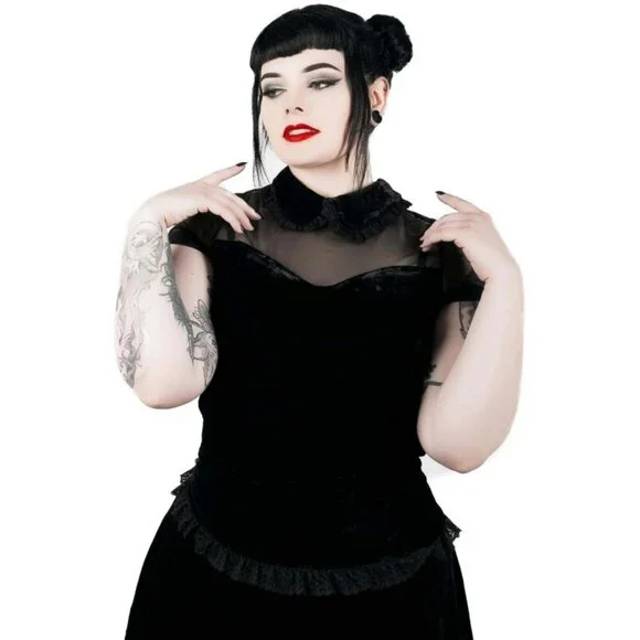 Killstar Rae Crop Top - Picture 1 of 5